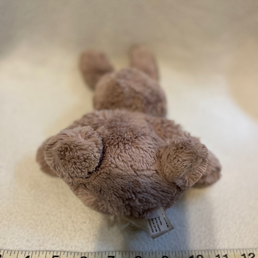 Jellycat Starry Eyed Bunny Sparkle Glitter Eye Brown Plush Toy Stuffed Animal E8 - Picture 8 of 9